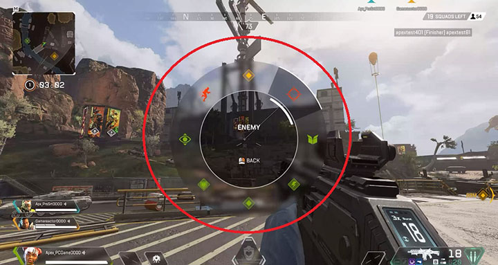 image of the ping system in apex legends