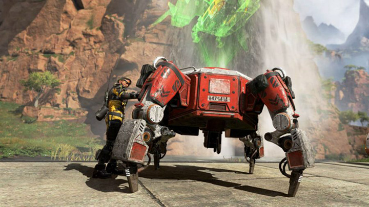 image of what a respawn station in Apex Legends looks like